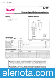 Sanyo 3LN01N datasheet